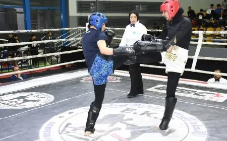 مواجهات نارية في البطولة العربية للأندية للكيك بوكسينج في استاد القاهرة