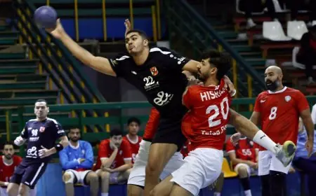 انتصار مثير لرجال يد الأهلي على طلائع الجيش في الدوري