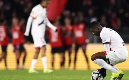 عثمان ديمبيلي يهاجم لاعبي باريس سان جيرمان ولويس إنريكي يوبخه