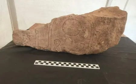 اكتشاف مذهل لبعثة مصرية – صينية: مبنى من الحجر الجيري قد يكون جزءًا من معبد الملك أبريس