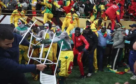 السجن لـ 18 مشجع سنغالي في المغرب بسبب فوضى نهائي كأس إفريقيا