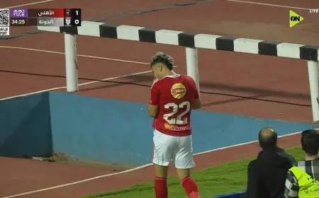 إمام عاشور يقود الأهلي للتقدم على الجونة بضربة رأس مذهلة