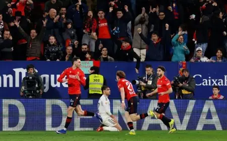 لاعب ريال مدريد يقدم اعتذاراً بعد تسببه في خسارة مثيرة أمام أوساسونا