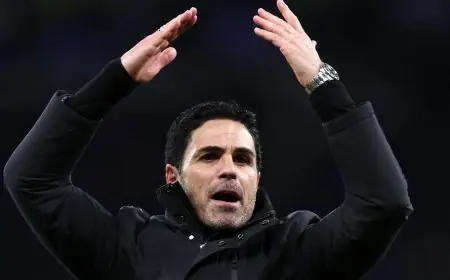 أرتيتا يعبر عن فخره ومواصلة المنافسة على اللقب حتى اللحظات الأخيرة