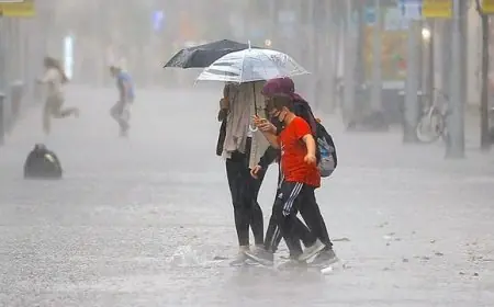 الطقس غدًا: أمطار ورياح عاتية واضطرابات ملاحية في البحر الأحمر