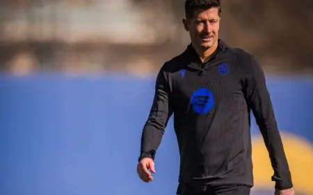 ليفاندوفسكي يسعى لتسجيل 10 أهداف مع برشلونة قبل نهاية الموسم: اكتشف السبب