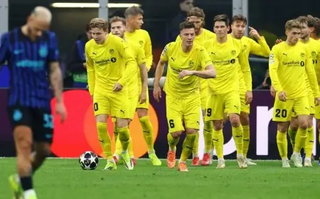 خروج مثير لإنتر ميلان من دوري أبطال أوروبا على يد بودو غليمت