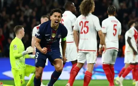 باريس سان جيرمان يتفوق على موناكو ويستمر في رحلة الدفاع عن لقب دوري الأبطال