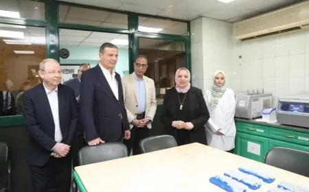 افتتاح المعمل المركزي لفحص وتصدير البطاطس بحضور وزير الزراعة ومحافظ الجيزة