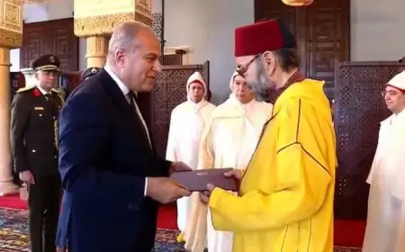 السفير المصري في الرباط يسلم أوراق اعتماده للملك محمد السادس في لقاء رسمي