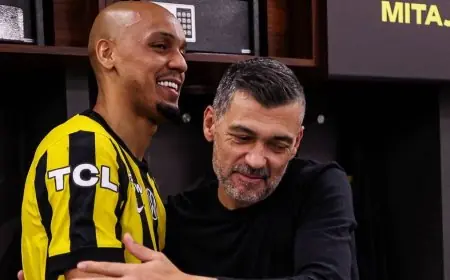 مدرب الاتحاد سعيد بالانتصار على الخليج وفابينيو يحتفل بالمباراة رقم 100 في مسيرته