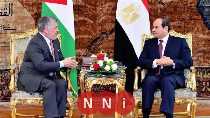 الرئيس السيسي والملك عبدالله يؤكدان رفضهما القاطع للانتهاكات ضد الشعب الفلسطيني