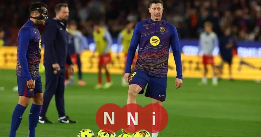 مفاجأة مذهلة من برشلونة لروبرت ليفاندوفسكي تنعش الجماهير