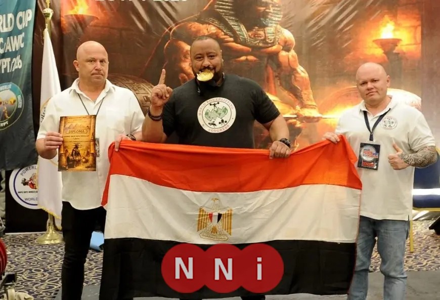 حامد خلاف يهدي ذهبية كأس العالم للقوة لوالديه ومنتخب مصر يحطم الأرقام القياسية