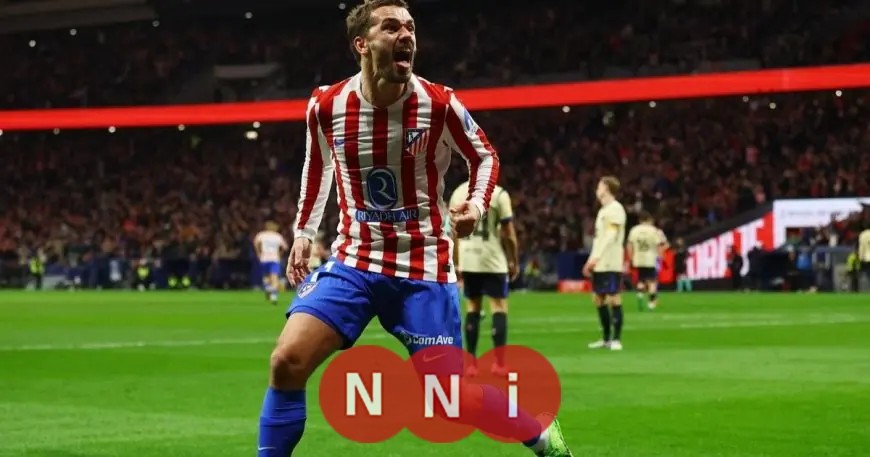 أتلتيكو مدريد يهيمن تماماً على برشلونة في الشوط الأول