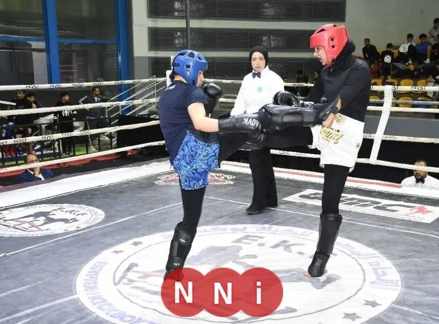 مواجهات نارية في البطولة العربية للأندية للكيك بوكسينج في استاد القاهرة