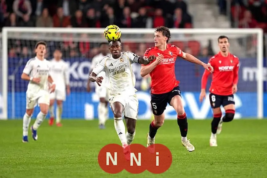 ريال مدريد يتعثر ضد أوساسونا وبرشلونة يقترب من صدارة الليجا