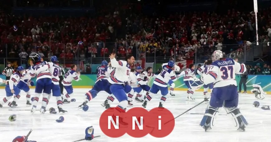 الولايات المتحدة تفوز بذهبية هوكي الجليد للمرة الأولى منذ 46 عاماً