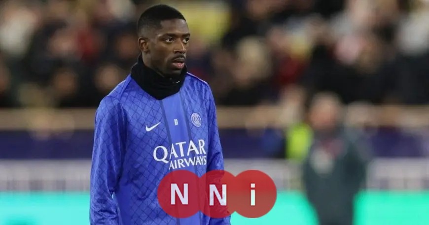 غياب ديمبيلي يثير التساؤلات في مواجهة سان جيرمان وموناكو بدوري أبطال أوروبا