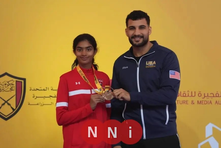 حازم أحمد يرفع المنتخب الأمريكي بفوزه ببرونزية الدوري العالمي للكاراتيه