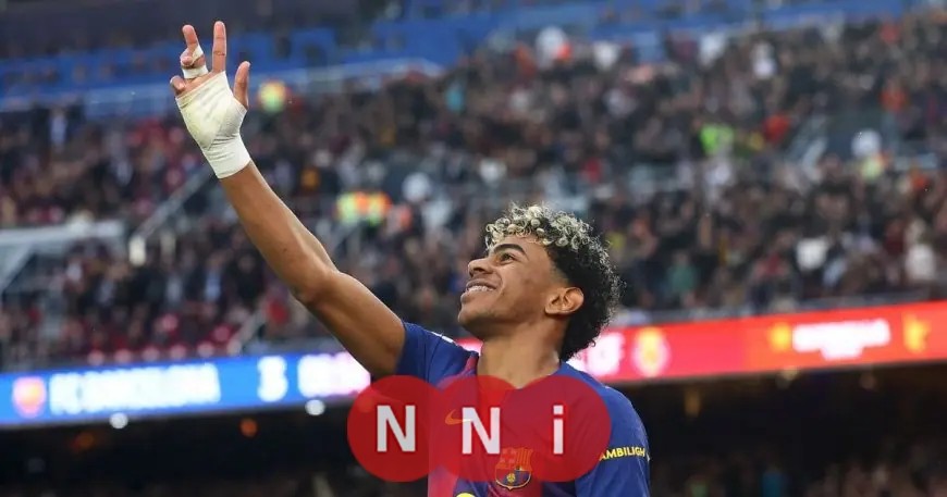 الامين يامال يحقق أول هاتريك ويقود برشلونة لانتصار كبير على فياريال