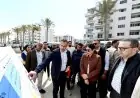 جولة تفقدية لوزيرة الإسكان في كومباند مزارين بمدينة العلمين الجديدة