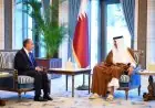 وزير الخارجية يقدم رسالة دعم وتضامن كامل من مصر إلى أمير قطر