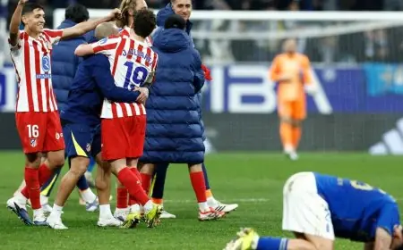 خوليان ألفاريز ينقذ أتلتيكو مدريد في الدقيقة 94 قبل المواجهة الحاسمة مع برشلونة