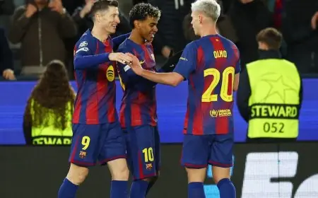 برشلونة يواجه أتلتيكو بدون ليفاندوفسكي بسبب إصابة العين