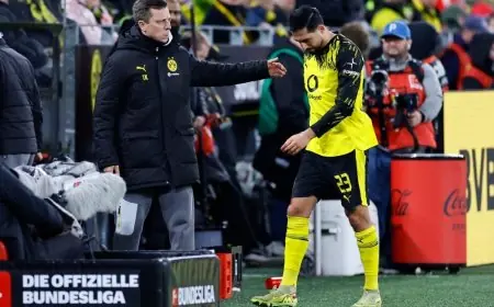 خبر صادم: إصابة نجم دورتموند تشان بقطع في الرباط الصليبي