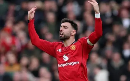 برونو فرنانديز يتفوق على بيكهام ويعلن طموحات مانشستر يونايتد في المربع الذهبي