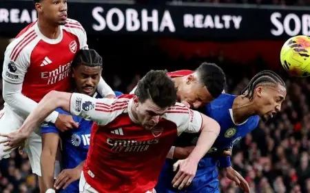 أرسنال يحقق رقماً قياسياً في الركنيات وتشيلسي يتصدر في البطاقات الحمراء