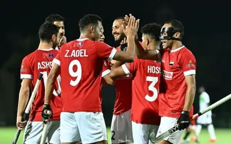 انتصار مصر على النمسا في تصفيات كأس العالم للهوكي