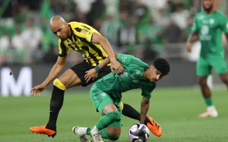 الفحوصات الطبية لنجم الأهلي بعد إصابته في ديربي جدة