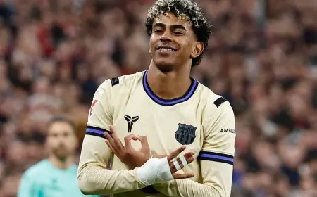 لامين يامال يتفوق على ميسي ورونالدو بتسجيله الهدف 50 ويهدد عرش راؤول