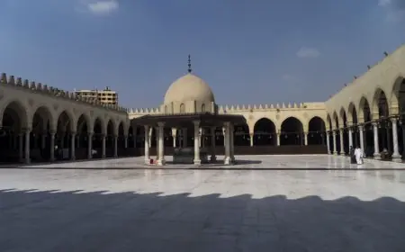 تأثير الحضارات الإسلامية على عمارة مسجد عمرو بن العاص