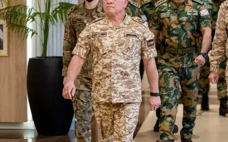 عاهل الأردن يشدد على جاهزية المملكة لضمان الأمن والاستقرار وحماية المواطنين