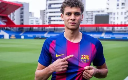 حمزة عبد الكريم يشارك لأول مرة كأساسي مع ناشئي برشلونة