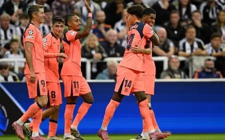 التشكيل المتوقع لبرشلونة ضد نيوكاسل في دوري أبطال أوروبا