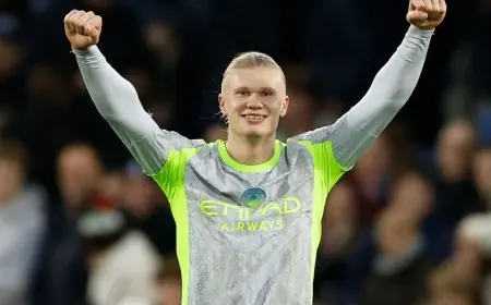 هالاند ينضم لتدريبات مانشستر سيتي الحاسمة استعدادًا لمواجهة ريال مدريد