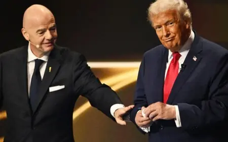 ترمب يرحب بمشاركة إيران في كأس العالم 2026 يؤكد جياني إنفانتينو