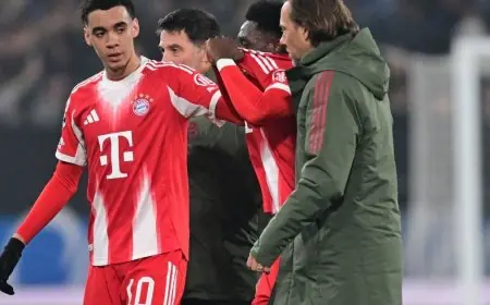 الإصابات تضرب صفوف بايرن ميونخ بفقدان ديفيز وأوربيغ وموسيالا