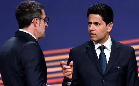 القوة القاهرة تقف في وجه الخليفي وتمنعه من حضور القمة المرتقبة بين باريس سان جيرمان وتشيلسي