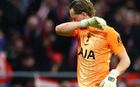 تقرير يكشف رغبة الحارس كينسكي في مغادرة توتنهام