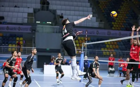 انتصار مثير لرجال طائرة الأهلي على سبورتنج في دوري السوبر