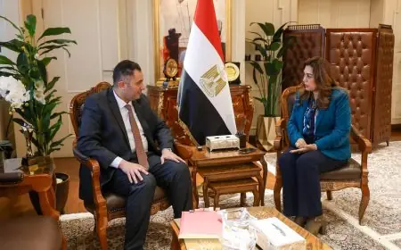وزيرة التنمية المحلية تراجع تنفيذ مشروعات الخطة الاستثمارية مع محافظ دمياط