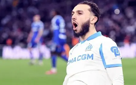 أمين غويري يتألق ويقود مارسيليا لانتصار مثير على أوكسير في الدوري الفرنسي