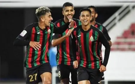 الجيش الملكي يحقق التقدم بهدف في الشوط الأول ضد بيراميدز