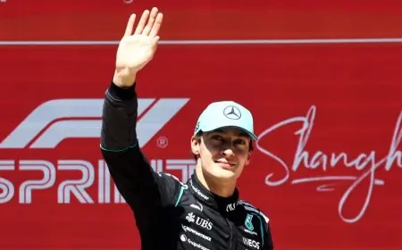 فوز راسل بسباق السرعة في الصين يعزز تفوقه في بطولة الفورمولا 1