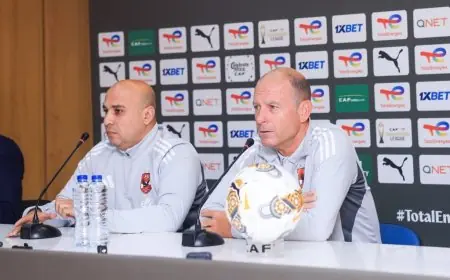 توروب يصف مواجهة الأهلي والترجي بالديربي الإفريقي والجميع يتطلع لأهمية المباراة